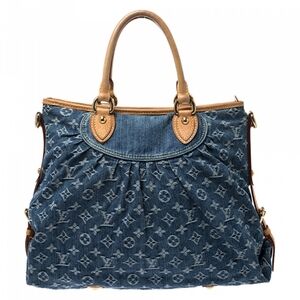 Louis Vuitton Blue Monogram Denim Neo Cabby GM Bag